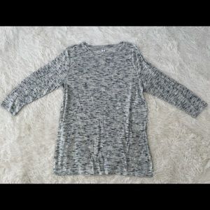 Over sized multicolored long sleeve flowy shirt.